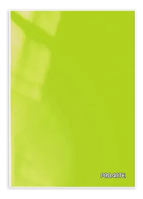 Carpeta Plastificada Con Gusano Verde Claro Verde Claro