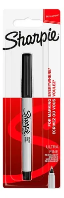 Marcador Sharpie Ultra Fino Negro Punta Fina