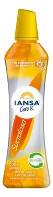Endulzante Líquido Sucralosa 250ml Iansa Cero K