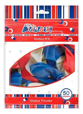 Globos Látex N°9 Tricolor Fiestas Patrias 50 Unidades Verde Oscuro