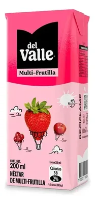 Néctar Del Valle Frutilla 200ml Pack 6 Unidades