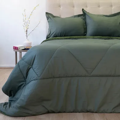 Plumón Sherpa Outboss Deluxe 2.5 Plazas Verde Verde