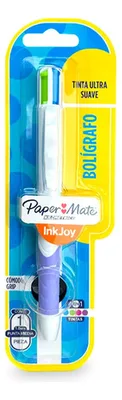 Bolígrafo Inkjoy Quatro 4 Colores Multicolor Amarillo