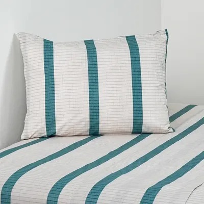 Set De Sábanas Estampadas 144 Hilos 1 Plaza Polycotton Verde Oscuro