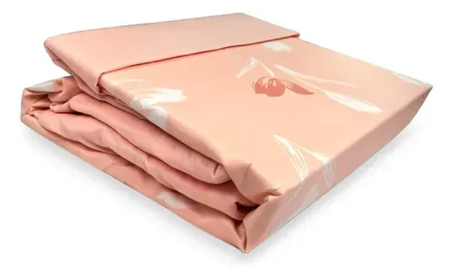 Set De Sábanas Aterciopelada 2 Plazas Rosa
