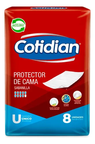 Sabanilla Desechable Protector De Cama Único (90 X 60 Cm)