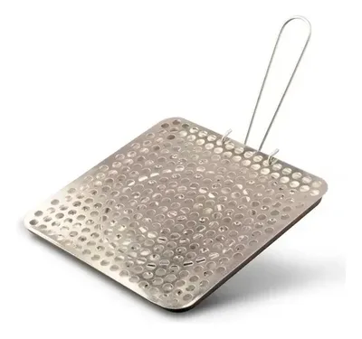 Tostador Difusor Acero Inoxidable Cocina Plateado