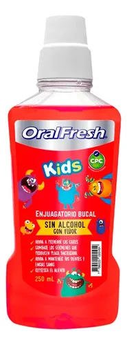 Enjuague Bucal Infantil Con Flúor