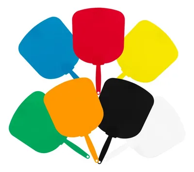 Abanico Plastico Colores