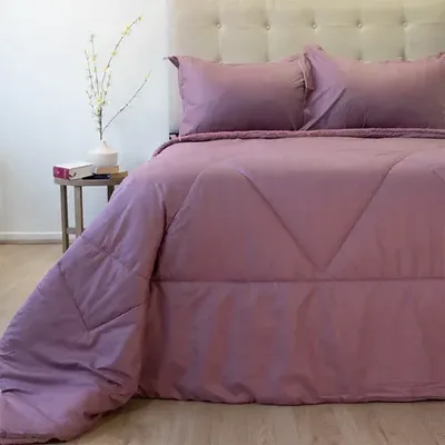 Plumón Outboss Deluxe Sherpa 2.5 Plazas Coral Claro