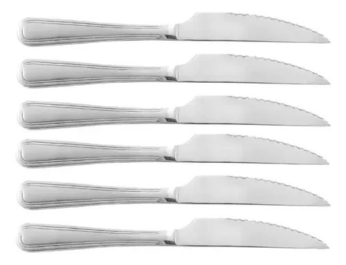 Set De Cuchillos De Carne Acero Inoxidable