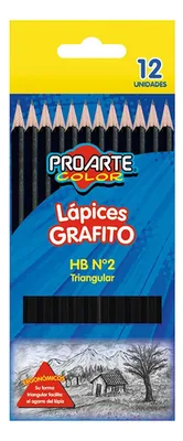 Lápiz Grafito Triangular Hb N°2 Proarte