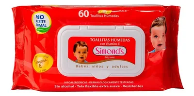 Toallas Húmedas Desechables Plana Vitamina E