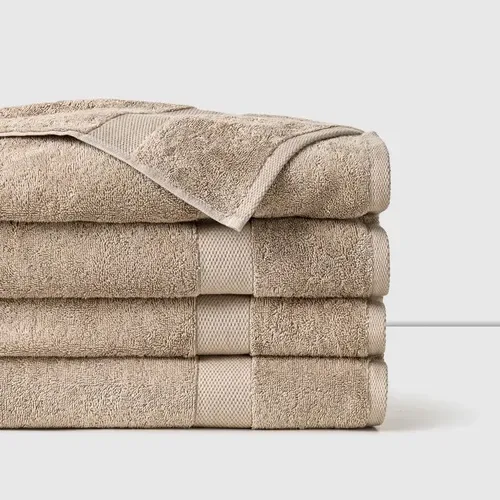 Toalla De Mano 100% Algodón Absorbente Beige