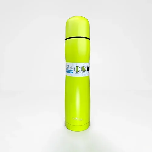 Termo Bala Acero Inoxidable Aislante Térmico Verde