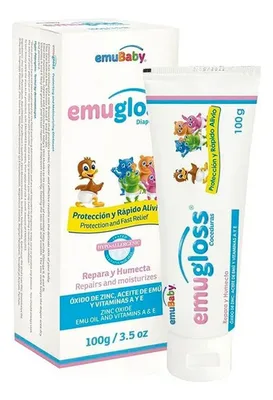 Pomada Para Bebé Emugloss Reparadora Humectante