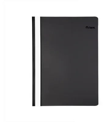 Carpeta Pvc Plast File Carta Negra Negro