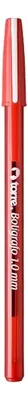 Bolígrafo Rojo 1.0 Mm Torre Escritura Amarillo