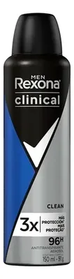 Desodorante Aerosol Rexona Clinical 150ml Hombre