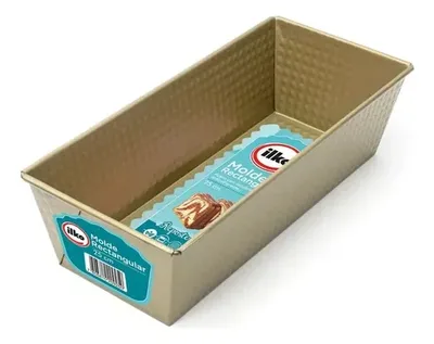 Molde Rectangular Acero Carbónico Antiadherente 25cm