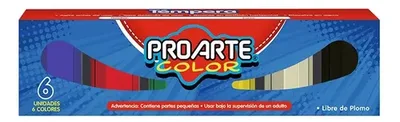 Temperas Lavables 6 Colores 15ml Proarte Coral Claro