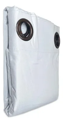 Cortina Microfibra Blackout Térmica Aislante Blanco