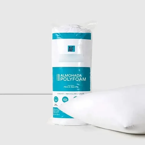 Almohada Polifoam 50x70 Hipoalergénica Soporte Medio Blanco