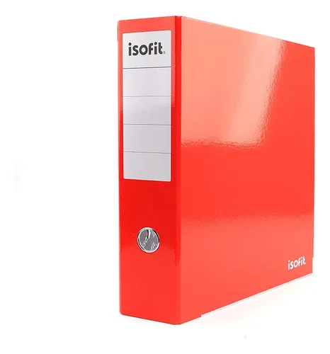 Archivador Oficio Ancho Palanca Rojo Rojo