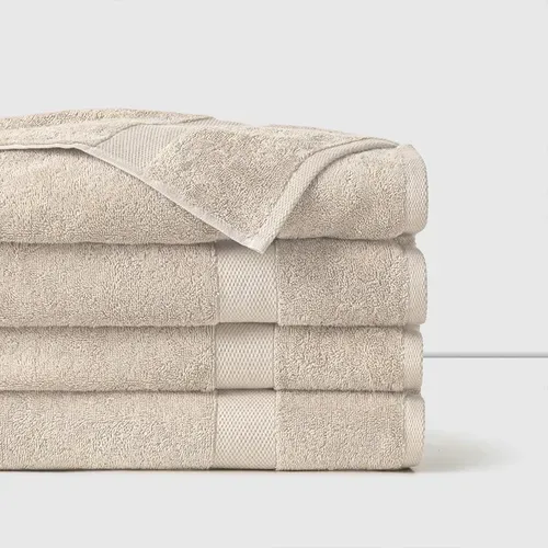 Toalla De Baño 100% Algodón Absorbente Beige Beige