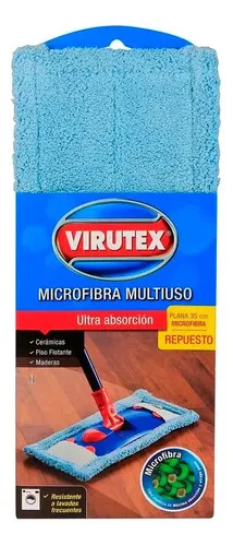 Mopa Plana Microfibra Absorbente Repuesto