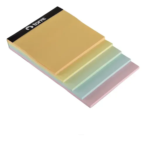Notas Adhesivas Step Pastel 150 Hojas Torre Coral Claro