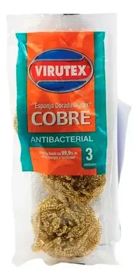 Esponja Acero Inoxidable Orotex Mediana Set 3