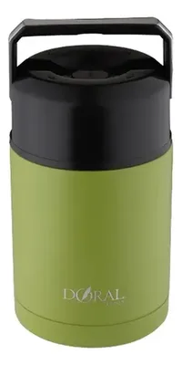Termo Acero Inoxidable 1000ml Con Manilla Verde