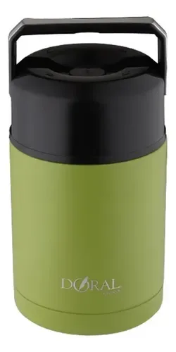 Termo Acero Inoxidable 1000ml Con Manilla Verde
