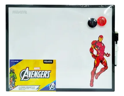 Pizarra Magnética Acrílica Avengers Infantil Coral Claro