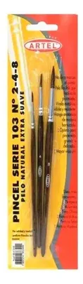Set Pinceles Pelo Natural Artel Profesional