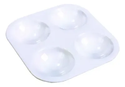 Mezclador Plástico 4 Cavidades Para Tempera