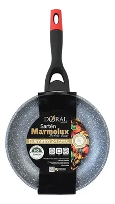 Sartén Antiadherente Marmolux 24cm Aluminio Negro