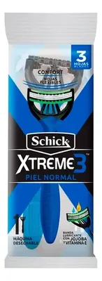 Maquinilla Afeitar Schick Xtreme 3 Hojas Piel Normal