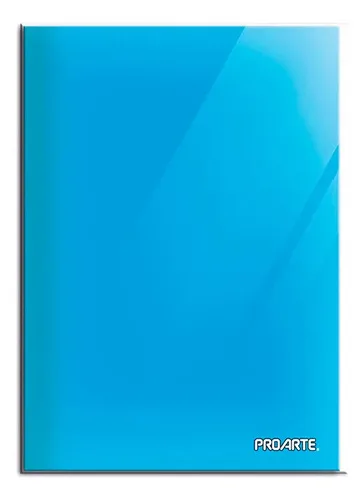 Carpeta Plastificada Con Gusano Proarte Celeste