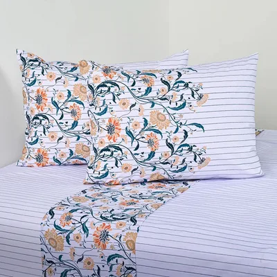 Set De Sábanas Estampadas 144 Hilos 2.5 Plazas