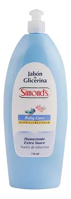 Jabón Líquido Celeste 750ml Glicerina Hipoalergénico