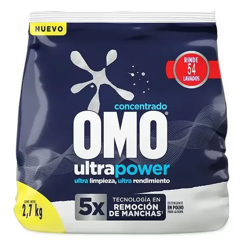Detergente En Polvo Omo Ultrapower 2.7kg