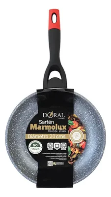 Sartén Antiadherente Marmolux 20cm Aluminio Negro