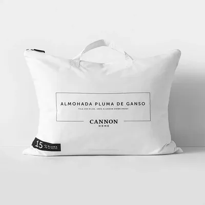 Almohada De Plumas Cannon 50x70 Cm Algodón