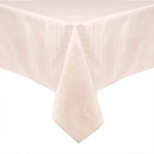 Mantel Rectangular Poliéster Damasco 150x210cm Coral Claro