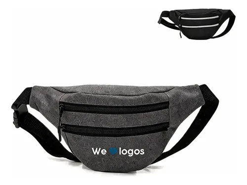 Morral Banano Poliéster 600d Ajustable Negro