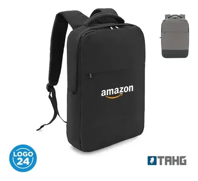 Mochila Ejecutiva Polyester Porta Laptop Gris Oscuro