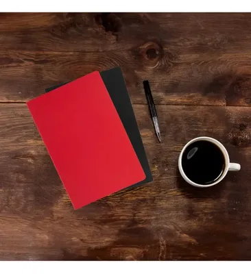 Libreta Jotter Tapa Blanda Rayada A5 Coral Claro