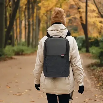 Mochila Ejecutiva Impermeable Para Laptop Negro